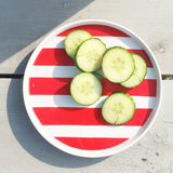 Camilla Engdahl(カミラ・エングダール)/ プレート DIDO ストライプ レッド