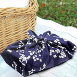 Artek(アルテック)/ 風呂敷 キルシカンクッカ ダークブルー/ホワイト 50x50cm