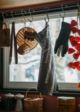 Lapuan Kankurit(ラプアンカンクリ)/キッチンタオル KOIVU ホワイト/ブラック