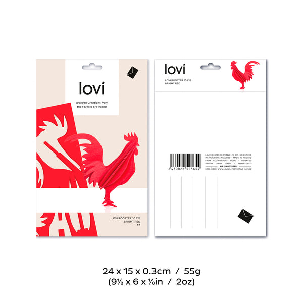 Lovi（ロヴィ）/オンドリ 10cm M ウォームイエロー