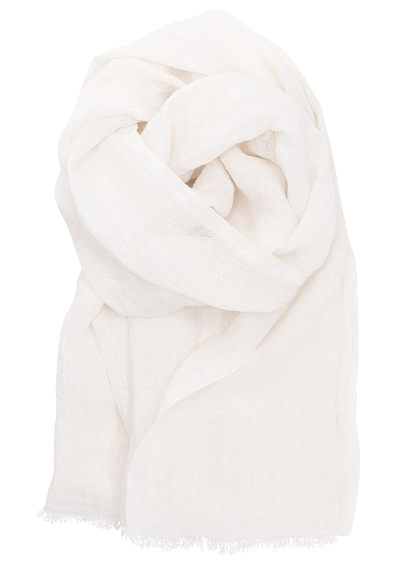 Lapuan Kankurit（ラプアンカンクリ）/スカーフ HALAUS ホワイト 35×200