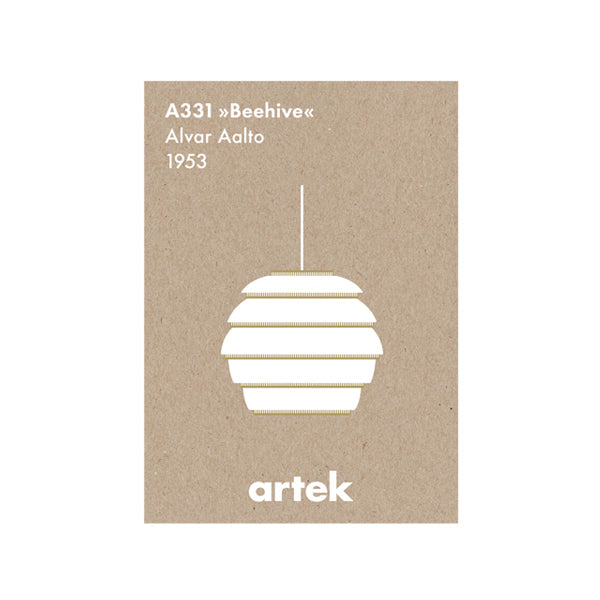 Artek（アルテック）/ ポスター アイコン A331 ペンダント ビーハイブ