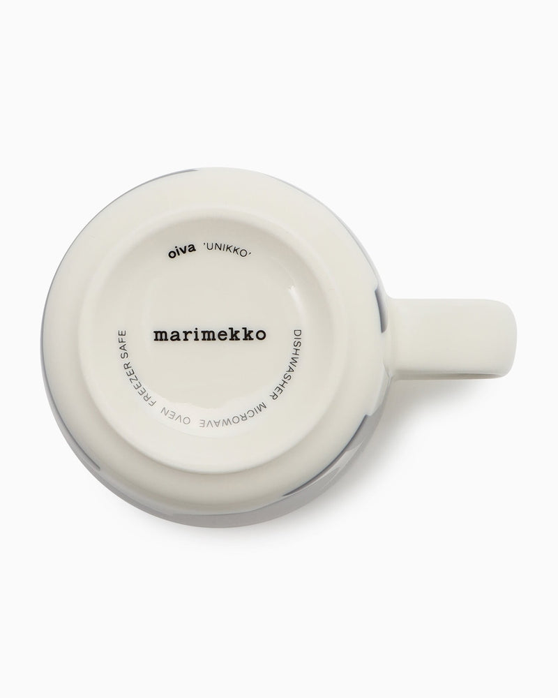 Marimekko マリメッコ/ Unikko マグカップ　ダークブルー×ホワイト