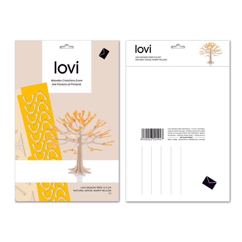 Lovi（ロヴィ）/ シーズンツリー 11.5cm ウォームイエロー